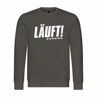 deinshirt Rundhalspullover Herren Pullover Mit Print Motiv Grau/Dunkelgrau/Beige/Rot/Braun