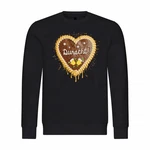 deinshirt Rundhalspullover Herren Lebkuchenherz Durscht Mit Print Motiv Gold/Braun/Schwarz/Silber