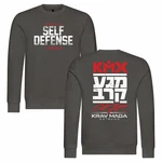 deinshirt Rundhalspullover Herren Krav Maga self defense Mit Print Motiv Dunkelblau/Dunkelrot/Hellgrau/Rot/Dunkelgrau/Khaki/Dunkelgrün