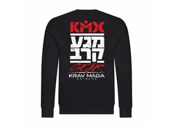 deinshirt Rundhalspullover Herren Krav Maga self defense Mit Print Motiv Dunkelblau/Rot