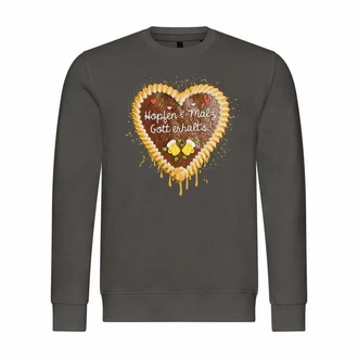 deinshirt Rundhalspullover Herren Pullover Lebkuchenherz Hopfen und Malz Gold/Dunkelgrau/Khaki/Dunkelgrün/Dunkelbraun/Grau/Schwarz/Braun deinshirt Rundhalspullover Herren Pullover Lebkuchenherz Hopfen und Malz Gold/Dunkelgrau/Khaki/Dunkelgrün/Dunkelbraun/Grau/Schwarz/Braun