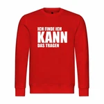 deinshirt Kapuzenpullover Herren Rot/Dunkelrot