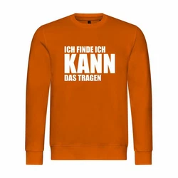 deinshirt Kapuzenpullover Herren Orange