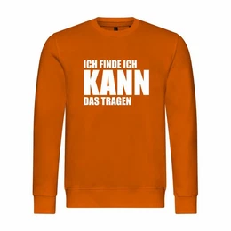 Kapuzenpullover Herren Pullover Ich finde ich kann das tragen Mit Print Motiv