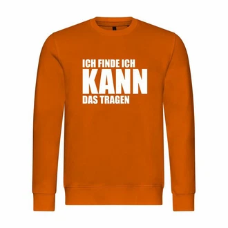 deinshirt Kapuzenpullover Herren Orange