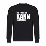 deinshirt Kapuzenpullover Herren Schwarz/Rot/Dunkelblau
