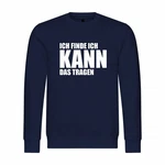 deinshirt Kapuzenpullover Herren Blau/Dunkelblau