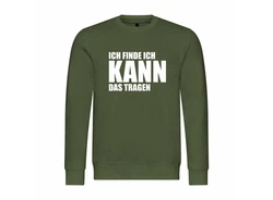 deinshirt Kapuzenpullover Herren Dunkelgrün/Khaki