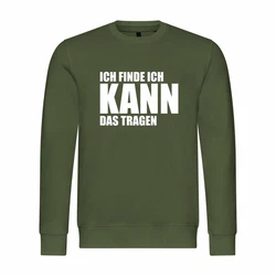 deinshirt Kapuzenpullover Herren Dunkelgrün/Khaki