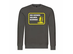 deinshirt Rundhalspullover Herren Pullover Iss keinen gelben Schnee Mit Print Motiv gelb