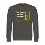 deinshirt Rundhalspullover Herren Pullover Iss keinen gelben Schnee Mit Print Motiv gelb