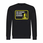 deinshirt Rundhalspullover Herren Pullover Iss keinen gelben Schnee Mit Print Motiv gelb