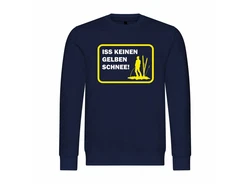 deinshirt Rundhalspullover Herren Pullover Iss keinen gelben Schnee Mit Print Motiv gelb