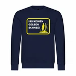 deinshirt Rundhalspullover Herren Pullover Iss keinen gelben Schnee Mit Print Motiv gelb