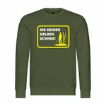 deinshirt Rundhalspullover Herren Pullover Iss keinen gelben Schnee Mit Print Motiv gelb