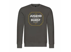 deinshirt Rundhalspullover Herren Pullover Motiv Grafik Dunkelgrün/Dunkelgrau/Grau/Braun