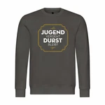 deinshirt Rundhalspullover Herren Pullover Motiv Grafik Dunkelgrün/Dunkelgrau/Grau/Braun