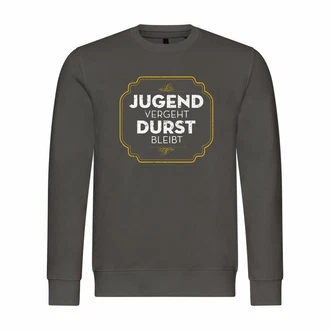 deinshirt Rundhalspullover Herren Pullover Motiv Grafik Dunkelgrün/Dunkelgrau/Grau/Braun deinshirt Rundhalspullover Herren Pullover Motiv Grafik Dunkelgrün/Dunkelgrau/Grau/Braun