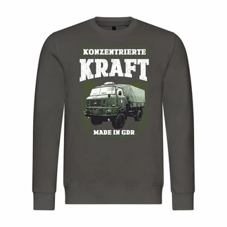 deinshirt Rundhalspullover Herren Pullover Konzentrierte Kraft Mit Print Motiv deinshirt Rundhalspullover Herren Pullover Konzentrierte Kraft Mit Print Motiv
