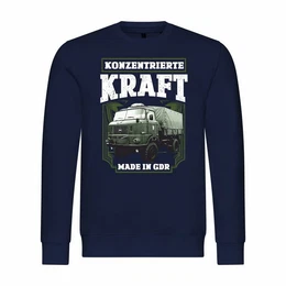 Rundhalspullover Herren Pullover Konzentrierte Kraft Mit Print Motiv, Grafik