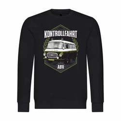deinshirt Rundhalspullover Kontrolle Mit Print Motiv Schwarz/Blau/Neonfarben/Dunkelgrün/Dunkelblau/Rot/Weiß
