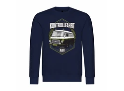 deinshirt Rundhalspullover Kontrolle Mit Print Motiv Dunkelblau