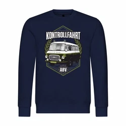 deinshirt Rundhalspullover Kontrolle Mit Print Motiv Dunkelblau