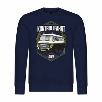 deinshirt Rundhalspullover Kontrolle Mit Print Motiv Dunkelblau deinshirt Rundhalspullover Kontrolle Mit Print Motiv Dunkelblau