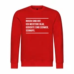 deinshirt Rundhalspullover Mit Print Motiv rot