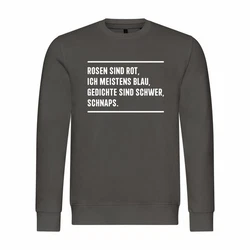 deinshirt Rundhalspullover Mit Print Motiv rot