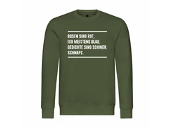 deinshirt Rundhalspullover Mit Print Motiv rot