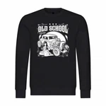 deinshirt Rundhalspullover Herren Old School Lifestyle Mit Print Motiv Schwarz/Gelb/Rot
