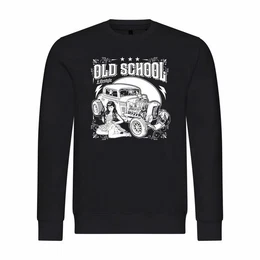 Rundhalspullover Herren Pullover Old School lifestyle Mit Print Motiv, Grafik