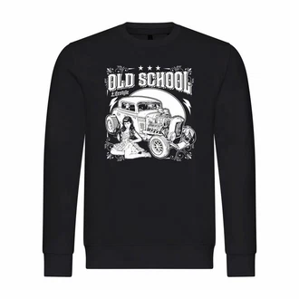 deinshirt Rundhalspullover Herren Old School Lifestyle Mit Print Motiv Schwarz/Gelb/Rot