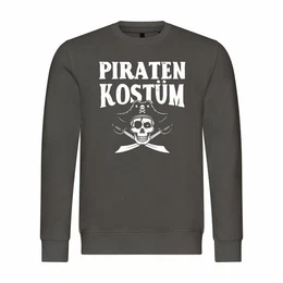 Rundhalspullover Herren Pullover PIRATENKOSTM Mit Print Motiv, Grafik