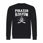 deinshirt Rundhalspullover Herren PIRATENKOSTM Mit Print Motiv Hellblau/Schwarz/Grau/Dunkelblau