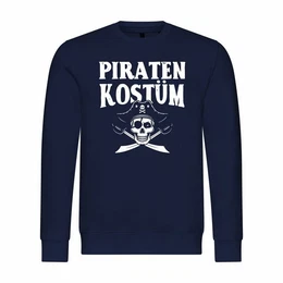 Rundhalspullover Herren Pullover PIRATENKOSTM Mit Print Motiv, Grafik