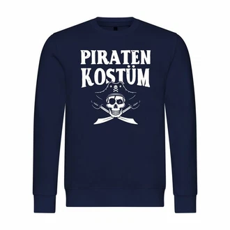 deinshirt Rundhalspullover Herren PIRATENKOSTM Mit Print Motiv