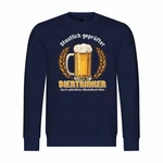deinshirt Rundhalspullover Herren Pullover Staatlich geprfter Biertrinker Print Motiv Dunkelblau