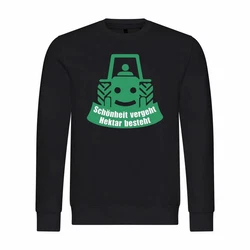 deinshirt Rundhalspullover Herren Schnheit vergeht Hektar besteht Mit Print Motiv Grün/Dunkelgrün/Dunkelblau/Dunkelgrau