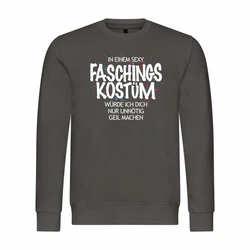 deinshirt Rundhalspullover Herren Pullover mit Print Motiv Grafik Dunkelgrün/Khaki/Grau/Dunkelgrau