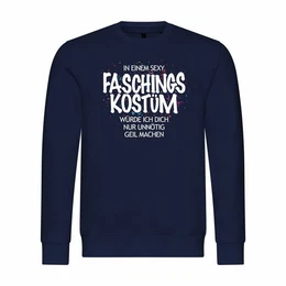 Rundhalspullover Herren Pullover Sexy FASCHINGSKOSTM Mit Print Motiv, Grafik