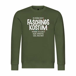 Rundhalspullover Herren Pullover Sexy FASCHINGSKOSTM Mit Print Motiv, Grafik