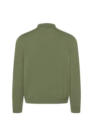 MAERZ Muenchen Strickpullover Rollkragen Dunkelgrün/Grün