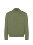 MAERZ Muenchen Strickpullover Rollkragen Dunkelgrün/Grün MAERZ Muenchen Strickpullover Rollkragen Dunkelgrün/Grün