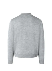 MAERZ Muenchen Strickpullover Rollkragen Grau/Hellgrau/Silber