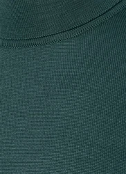MAERZ Muenchen Strickpullover Rollkragen Dunkelgrün/Türkis/Grün