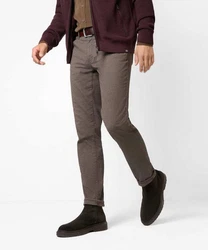Brax 5-Pocket Hose Style CADIZ Khaki/Dunkelbraun/Braun/Grau