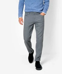 Brax 5-Pocket Hose Style CADIZ Grau/Dunkelblau/Hellgrau/Dunkelgrau