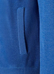 MAERZ Muenchen Strickjacke Zip Blau/Hellblau